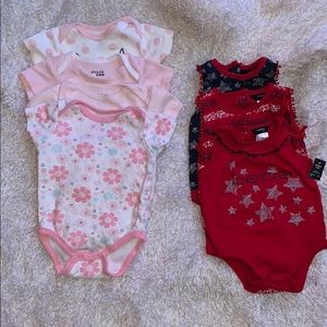 6-9 month ago- 7 undershirts